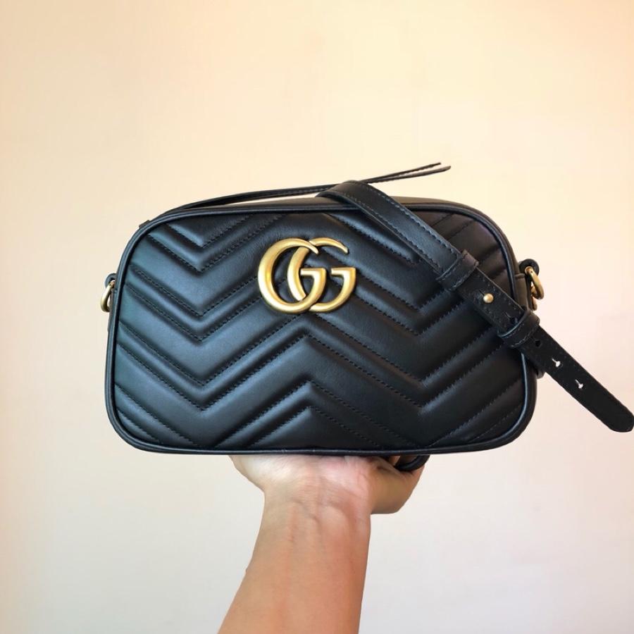 gucci marmot cross body bag/ camera bag original leather