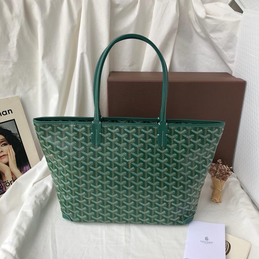 Goyard shopping bag with zipper