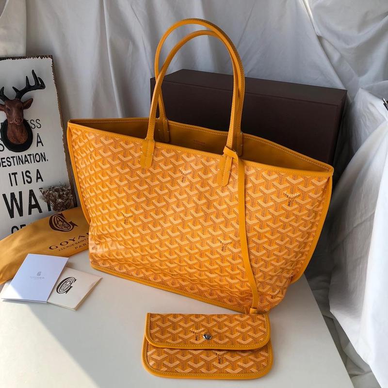 Goyard shopping bag two-side leather