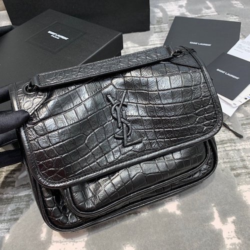 Saint Laurent Niki crocodile 