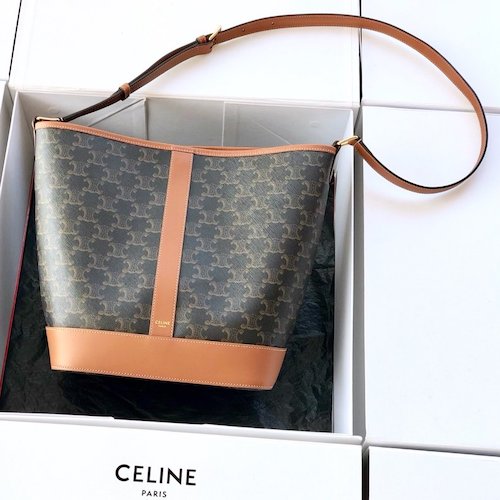 Celine Triomphe bucket bag