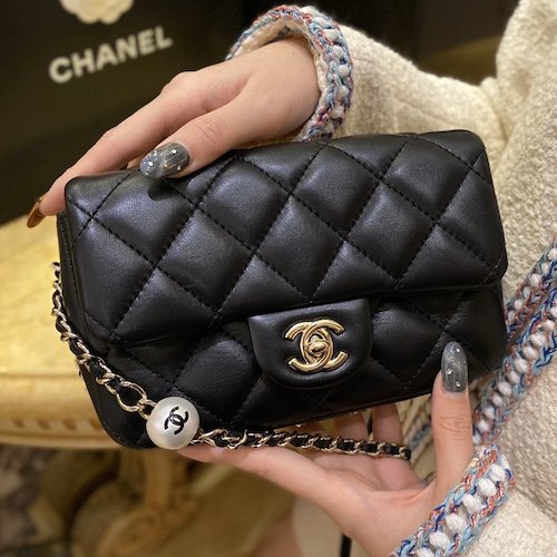 Chanel flap bag 13cm