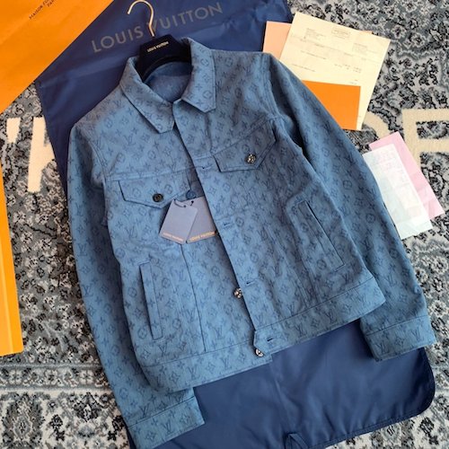 Louis Vuitton LV monogram denim jacket