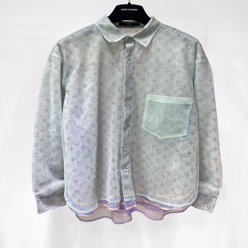 Louis Vuitton monogram tulle shirt