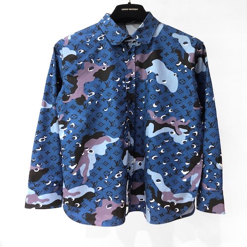 Louis Vuitton DNA camo monogram shirt