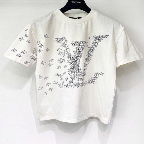 Louis Vuitton 2054 plane printed t-shirt