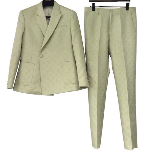 Louis Vuitton kanye west monogram formal suit