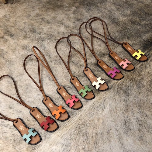 Hermes key charms