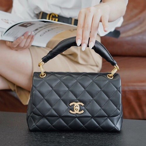 Chanel flap handbag