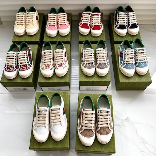 Gucci canvas shoes for women