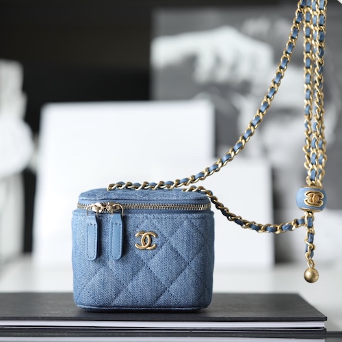 Chanel denim box bag