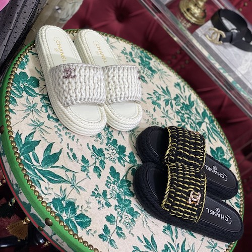 Chanel slippers