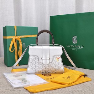 Goyard Saigon bag silver