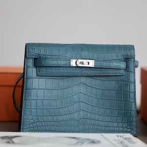 Hermes Kelly Dance crocodile leather