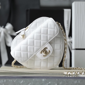 Chanel heart bag