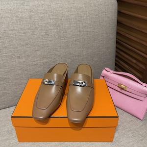 Hermes Kelly mules